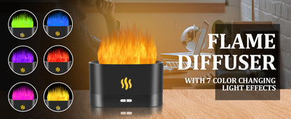 Flame Aroma Diffuser Air Humidifier