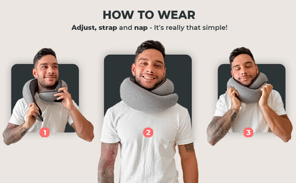 Travel Neck Pillow - Memory Foam