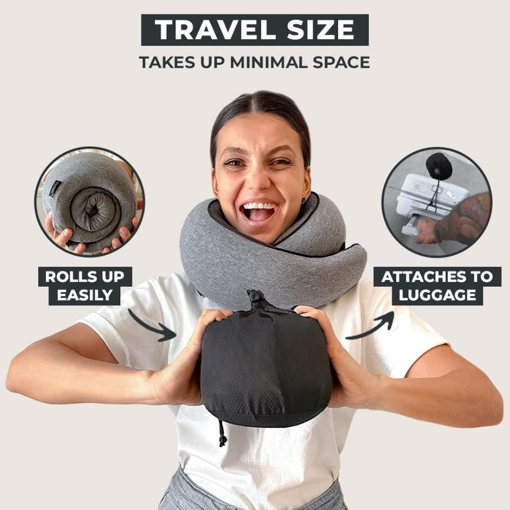 Travel Neck Pillow - Memory Foam