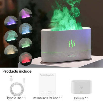 Flame Aroma Diffuser Air Humidifier