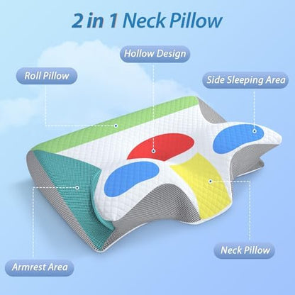 Ergonomic Contour Pillow - Memory Foam