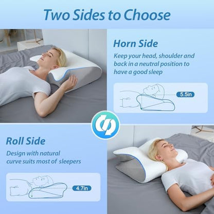 Ergonomic Contour Pillow - Memory Foam