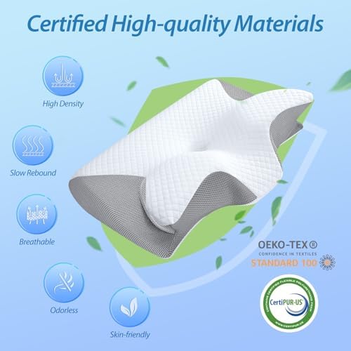 Ergonomic Contour Pillow - Memory Foam
